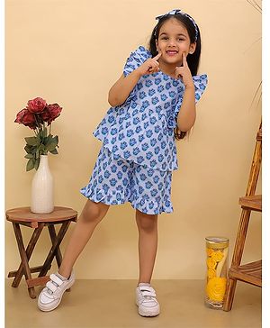 BownBee Pure Cotton Woven Frill...