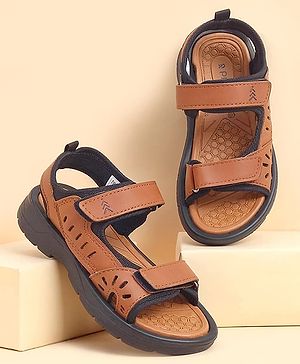Pine Kids Slip-On Open-toe Sandals - Brown