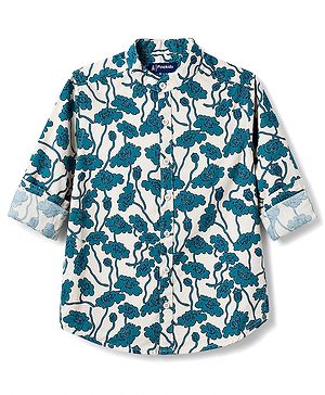 Pine Kids Cotton Woven Printed Shirts Multi Color 4-5 Years