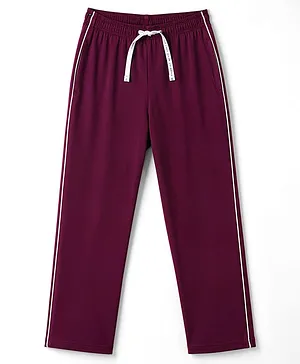 CUCUMBER
                              Sinker Knit Full Length Leggings With Tape
                              Detailing - Wine