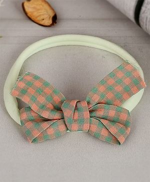 Little Palz Checked Bow...