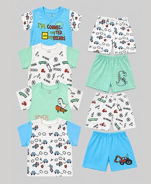 KUCHIPOO Cotton Knit Pack Of 4...