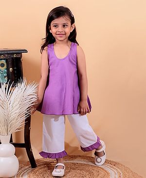 Junitos Cotton Woven Sleeveless...