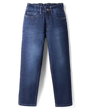 Pine Kids Denim Woven Full Length Jeans - Blue