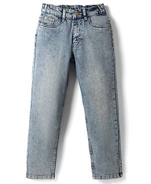 Pine Kids Denim Woven Full Length Jeans in Blue