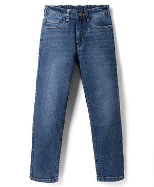 Pine Kids Denim Woven Full Length Jeans in Blue