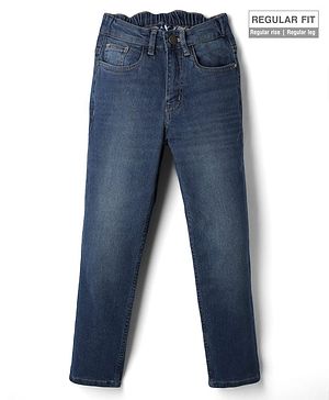 Pine Kids Denim Woven Full Length Jeans in Blue