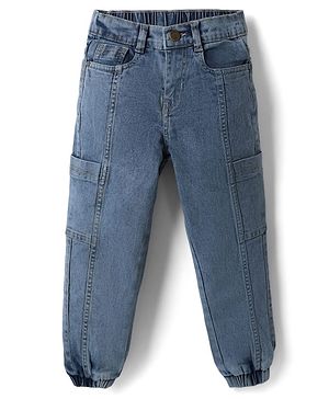 Pine Kids Denim Woven Full Length Jeans - Blue