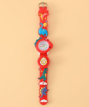 Babyhug Free Size Analog Watch - Red