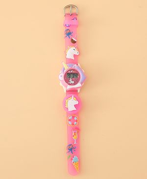 Babyhug Free Size Digital Watch - Pink
