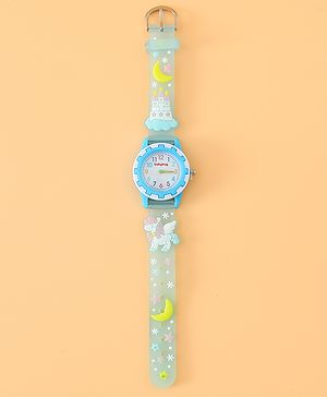 Babyhug Free Size Analog Watch - Light Blue