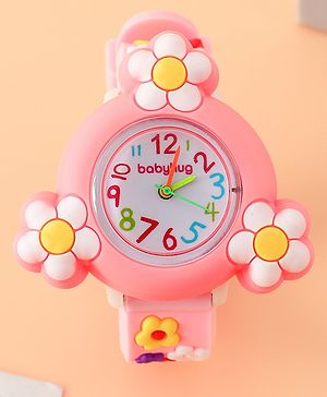 Pine Kids Free Size Analog Watch - Pink