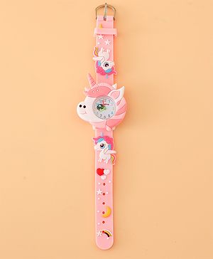 Babyhug Girl Free Size Analog Watch - Pink