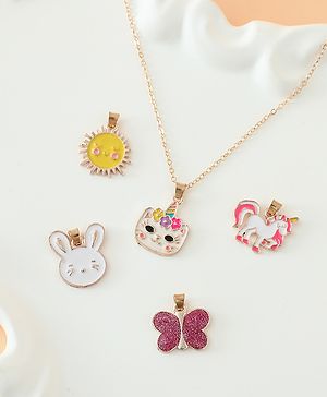 Babyhug Necklace Multicolor Free Size - Red ,Yellow