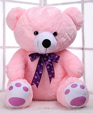 Babyhug Plush Teddy Bear Soft Toy Light Pink - Height 50 cm