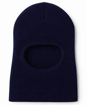 Pine Kids Knit Solid Monkey Cap in Olive Green - Diameter 18 cm