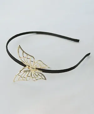 Lime By Manika Butterfly Headband - Golden