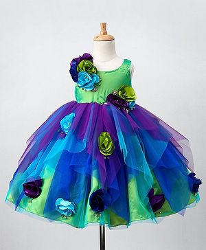 li&li boutique netted flower dress