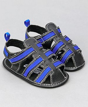 Cute Walk By Babyhug Closed Toe Sandal Style Booties - Blue