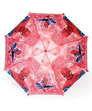 John's Umbrellas Spiderman Print  - Red
