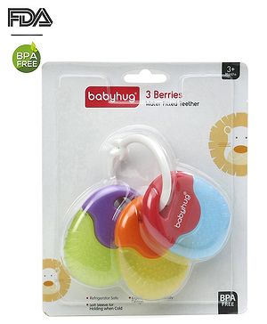Babyhug Berries Water Filled Teether - Multicolour