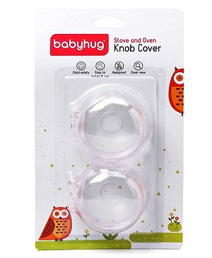 Babyhug Stove Or Oven Knob Cover - White