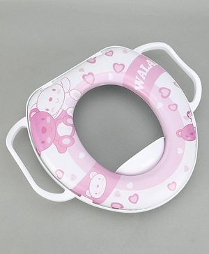 Babyhug Baby Potty Seat Heart print - Pink