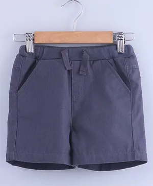 Beebay Solid Elasticated Shorts - Blue
