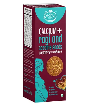 Early Foods Ragi & Sesame Jaggery Cookies - 150 gm