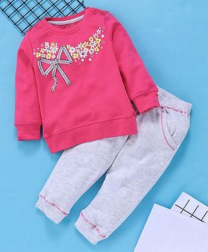 Kids Girls Baby Short Sleeve Striped T-Shirt Dress Long Tops Rabbit Print Casual