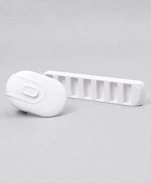 Babyhug Mirror Slide Lock - White