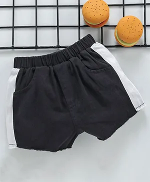 Lekeer Kids Elasticated Waist Shorts - Black