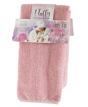 Quick Dry Fluffy Towel 70 x 85 cm - Pink