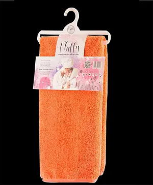 Quick Dry Fluffy Towel  70 x 85 cm - Orange