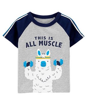 Carters Workout Llama Raglan...