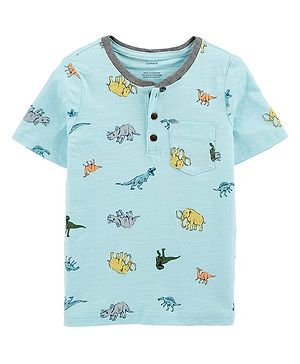 Carters Dinosaur Print Henley...