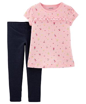 Carters Half Sleeves Top With...