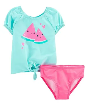 Carter's Watermelon 2-Piece Rashguard Set - Blue