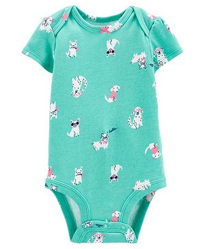 Carters Cat and Dog Onesie -...