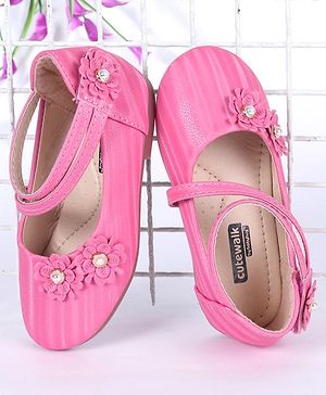Cute Walk by Babyhug Bellies With Floral Motif - Pink