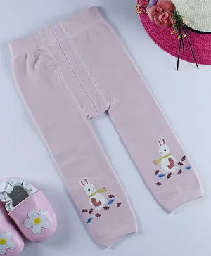 Kidofash Full Length Rabbit Pattern Stockings - Pink