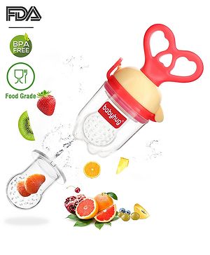 Babyhug Fruit & Food Nibbler - Red