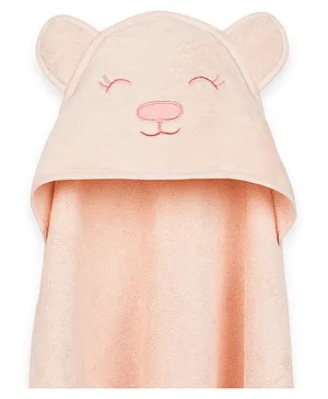 Masilo Grrly Bear Cotton Hooded Towel  - Pink