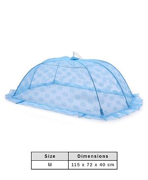 Babyhug Portable Baby Mosquito Net Medium  - Blue