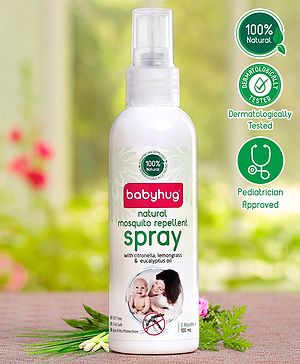 Babyhug 100% Natural Mosquito Repellent Spray - 100 ml