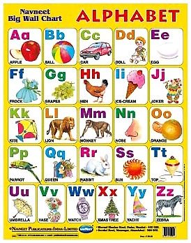 NavNeet Big Wall Chart Alphabet English Online in India, Buy at Best ...
