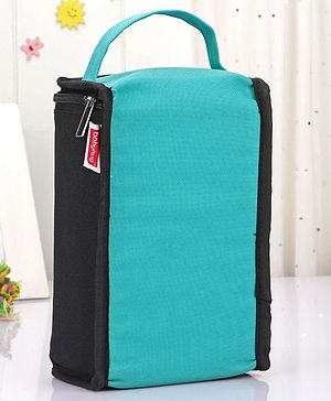 Babyhug Insulated Feeding Bottle Cover for 2 Bottles - Turquoise