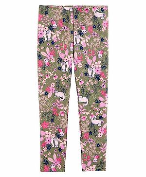 Carters Floral Leggings -...