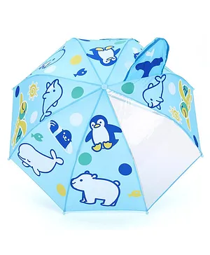 Babyhug Umbrella 3D Animal Design - Blue