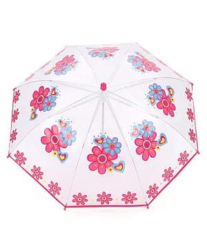Babyhug Umbrella Floral Print - Pink